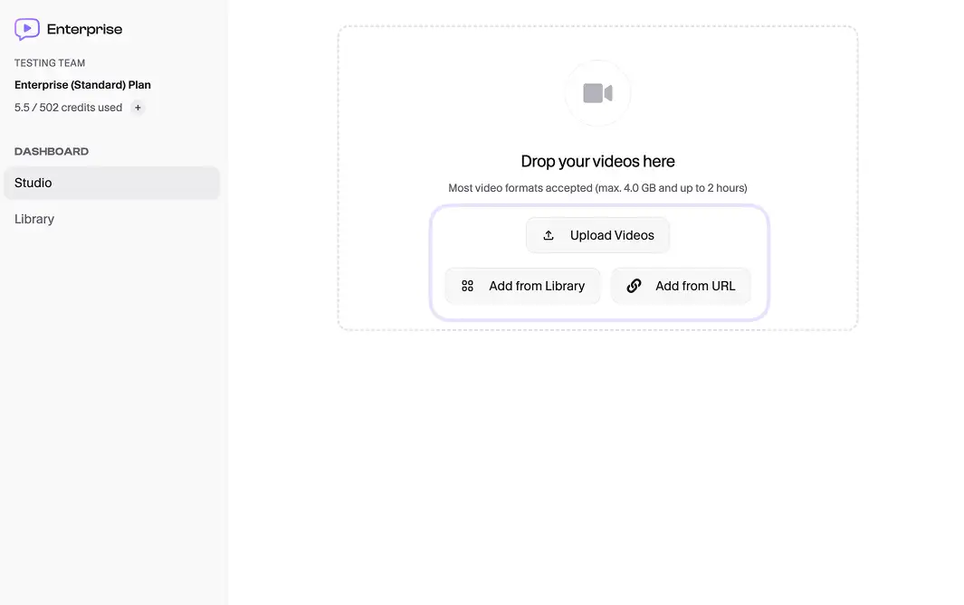 Upload your video